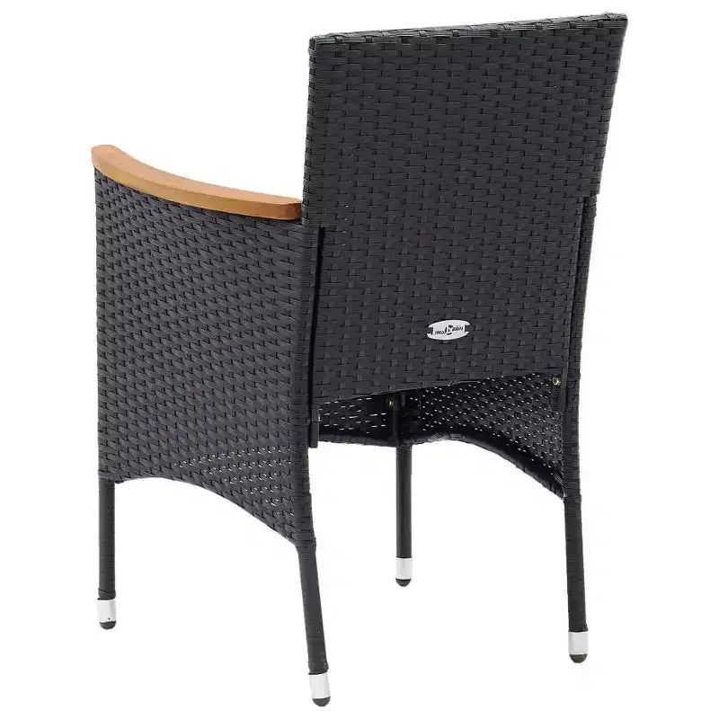 vidaXL Set da pranzo in legno massello di acacia Ampio ergonomico