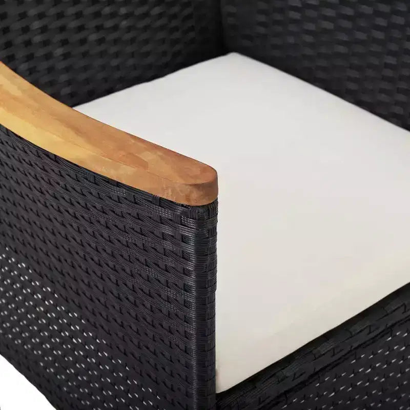 vidaXL Set da pranzo in legno massello di acacia Ampio ergonomico