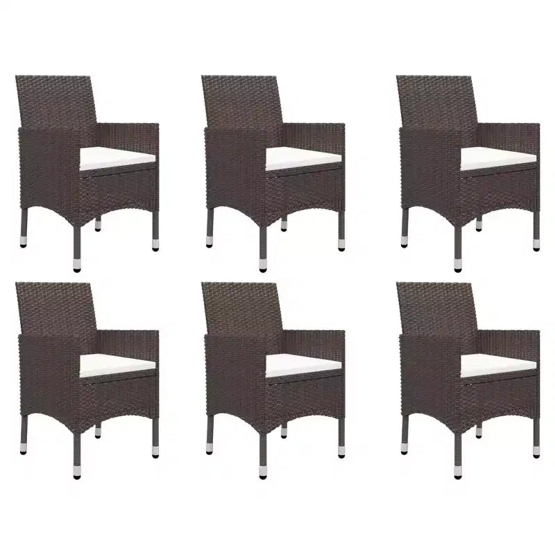 vidaXL Set da pranzo in legno massello di acacia Ampio ergonomico