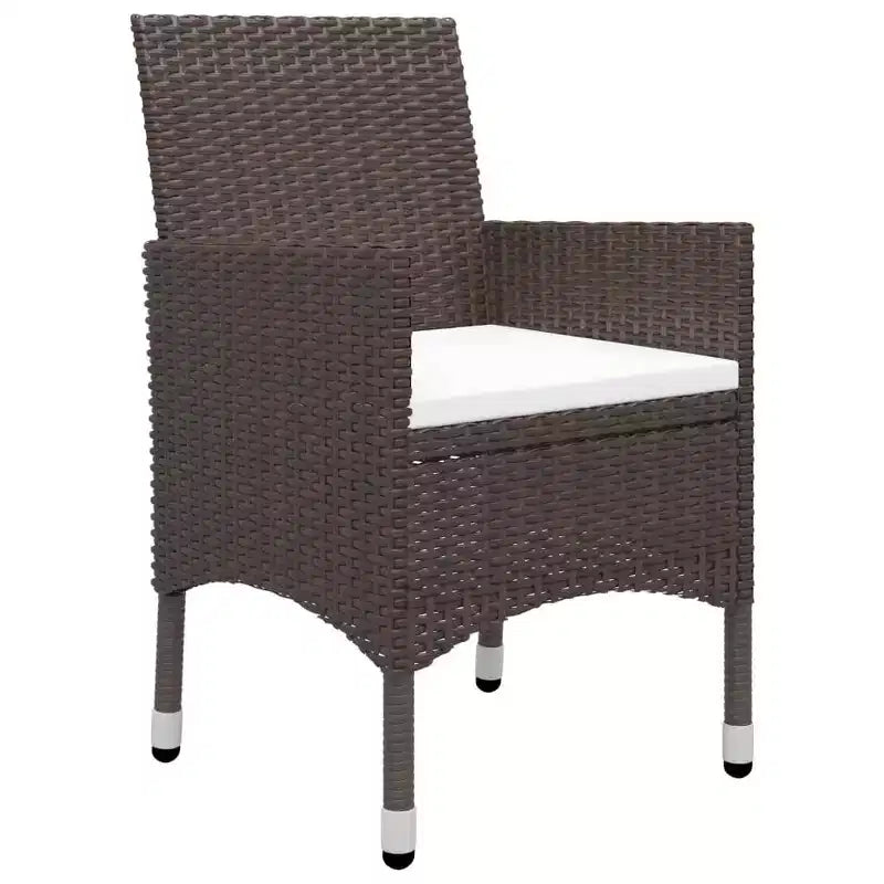 vidaXL Set da pranzo in legno massello di acacia Ampio ergonomico