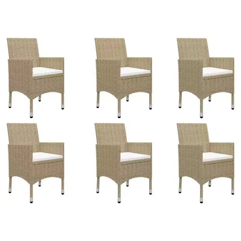 vidaXL Set da pranzo in legno massello di acacia Ampio ergonomico