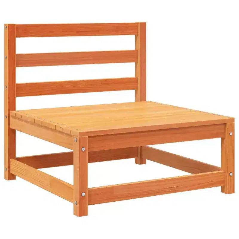vidaXL Set Divani da Giardino Legno Massello di Pino Naturale Grande Modulare