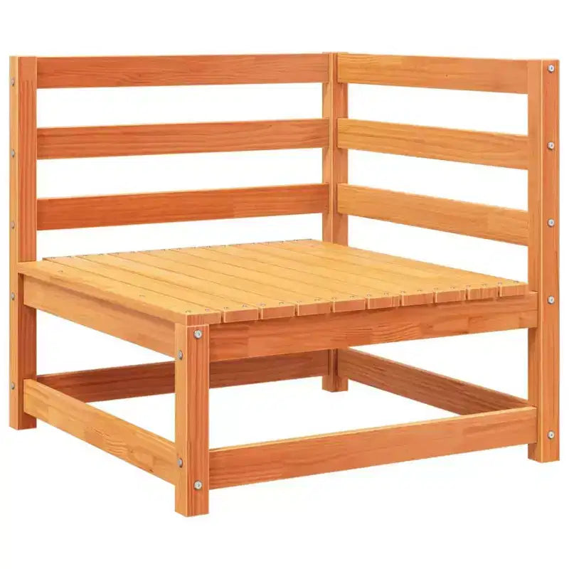 vidaXL Set Divani da Giardino Legno Massello di Pino Naturale Grande Modulare