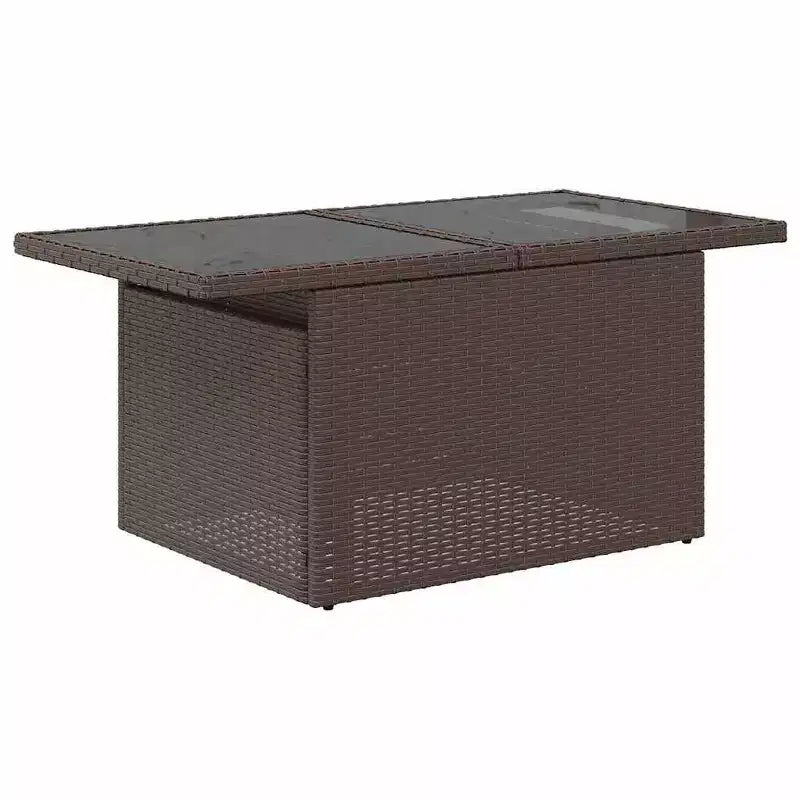 vidaXL Set Divani da Giardino con Cuscini e Tavolo in Polyrattan