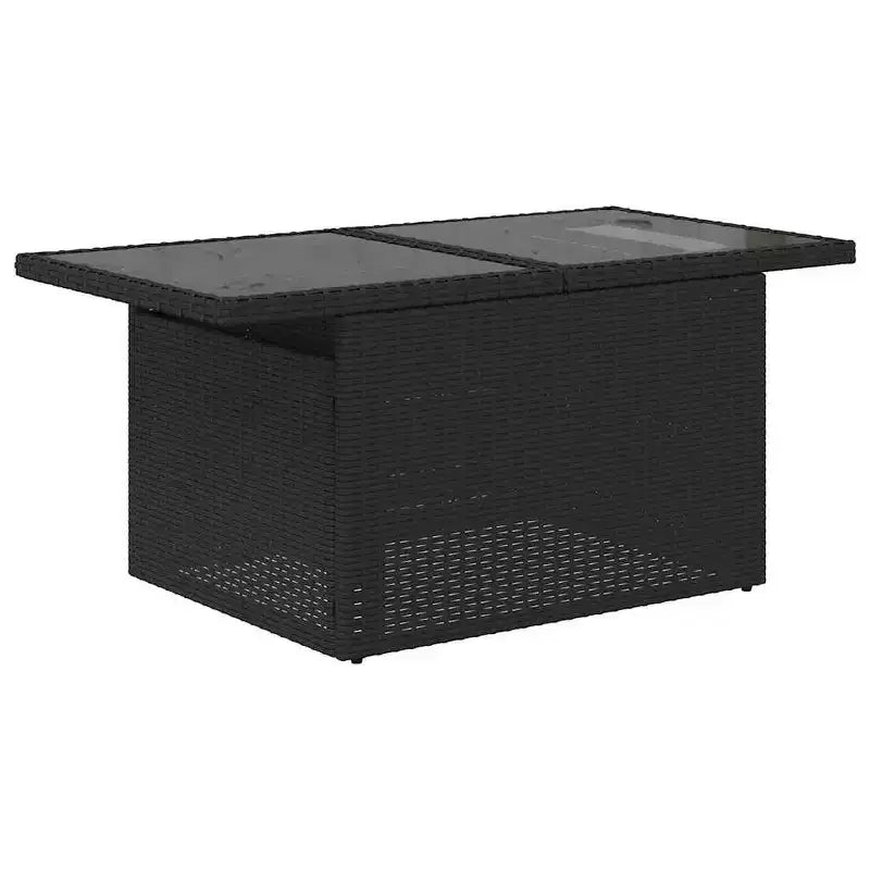 vidaXL Set Divani da Giardino con Cuscini e Tavolo in Polyrattan
