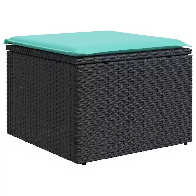 vidaXL Set Divani da Giardino con Cuscini e Tavolo in Polyrattan