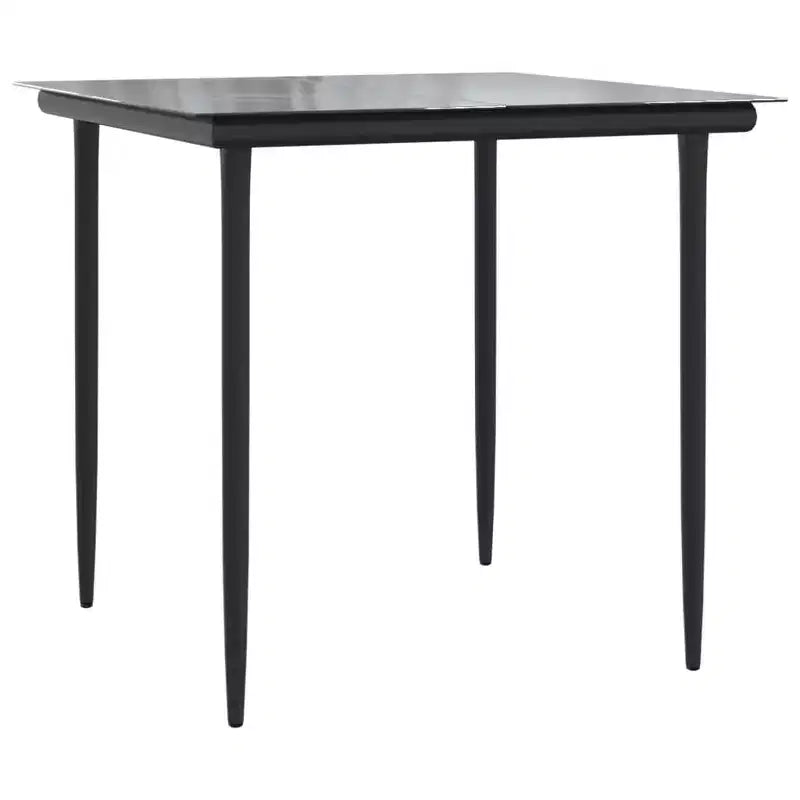 vidaXL Set da pranzo da esterno con cuscini in polyrattan