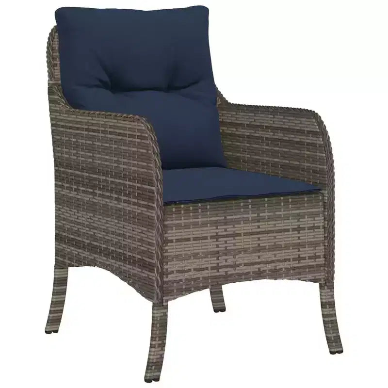 vidaXL Set da pranzo moderno in rattan per esterni
