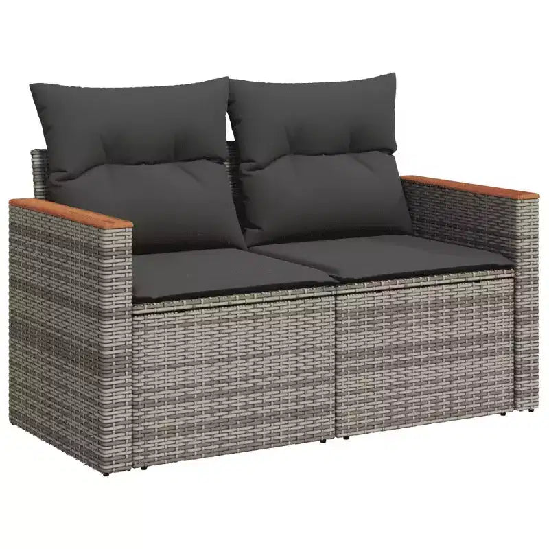 vidaXL Set Divani da Esterno con Cuscini in Diversi Colori