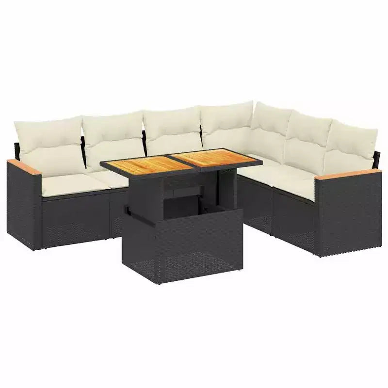 vidaXL Set Divani da Esterno con Cuscini in Diversi Colori