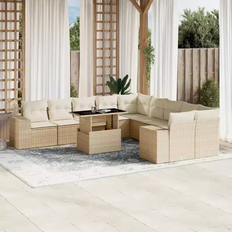 vidaXL Set Divani da Esterno - Design Comodo ed Elegante