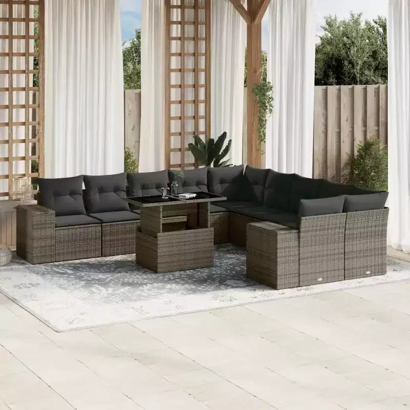 vidaXL Set Divani da Esterno - Design Comodo ed Elegante