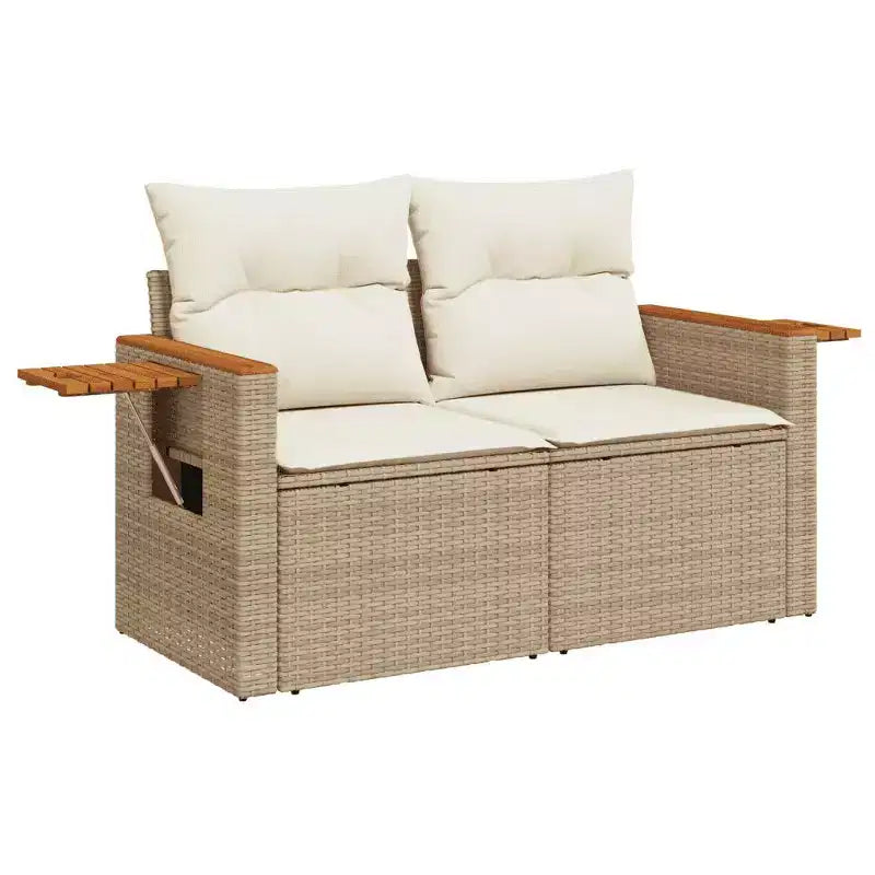 vidaXL Set divani da giardino in rattan PE Set modulare