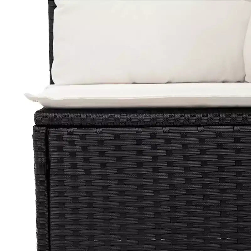 vidaXL Salotto da giardino in rattan PE, acciaio verniciato a polvere Grande