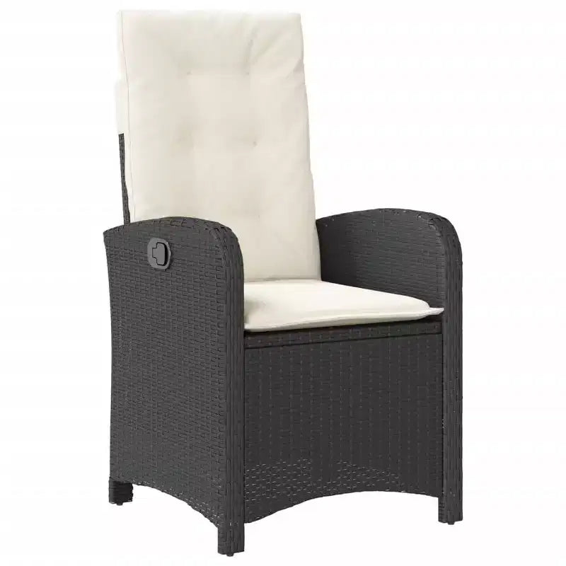 Set da pranzo da esterno in polyrattan vidaXL con cuscini