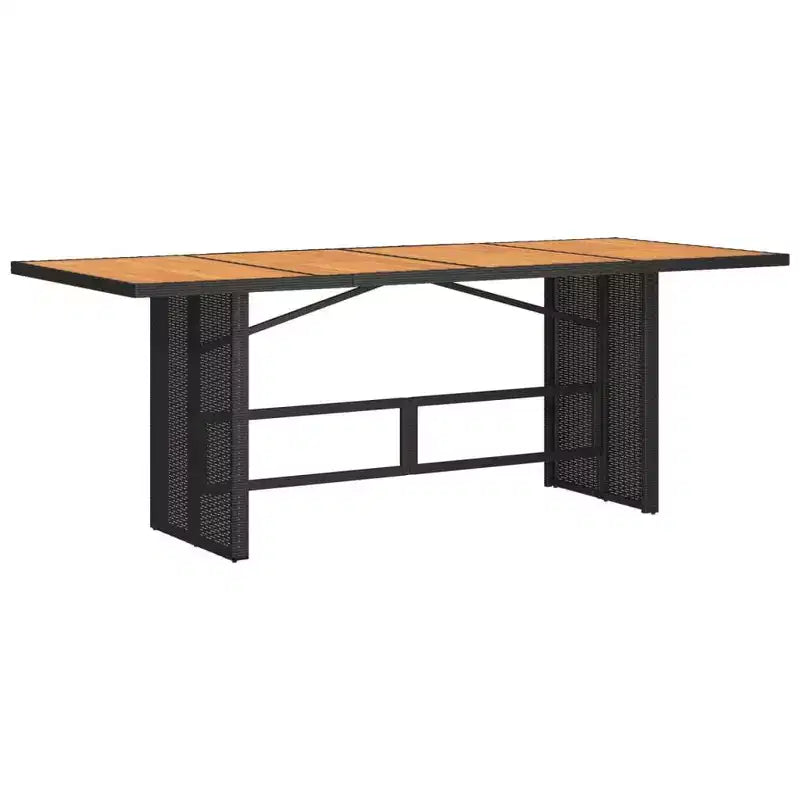 Set da pranzo da esterno in polyrattan vidaXL con cuscini