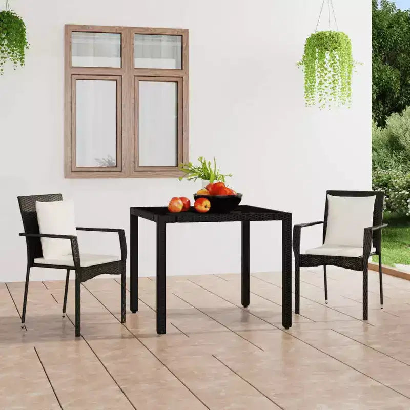 vidaXL Set 2 Sedie da Giardino con Cuscini - Polyrattan - Vari Colori