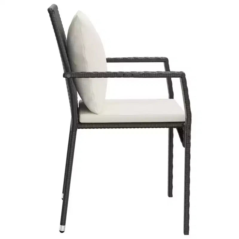 vidaXL Set 2 Sedie da Giardino con Cuscini - Polyrattan - Vari Colori
