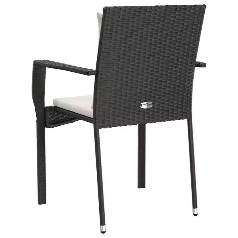 vidaXL Set 2 Sedie da Giardino con Cuscini - Polyrattan - Vari Colori