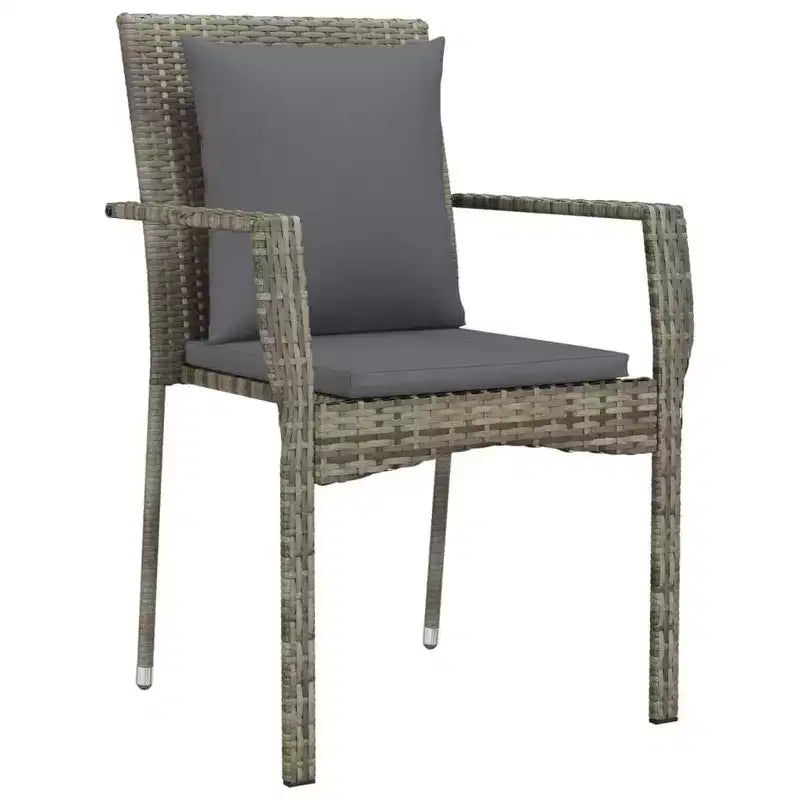 vidaXL Set 2 Sedie da Giardino con Cuscini - Polyrattan - Vari Colori