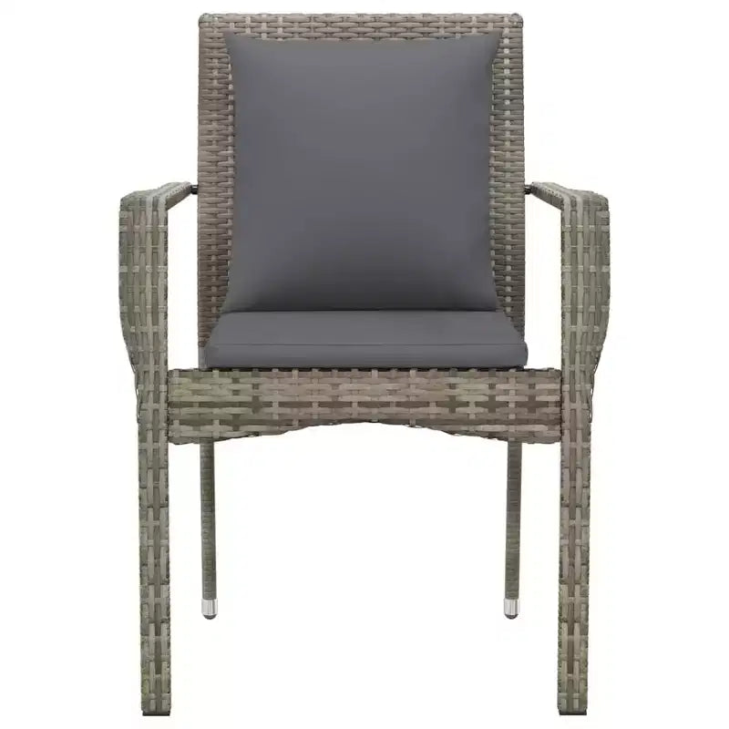 vidaXL Set 2 Sedie da Giardino con Cuscini - Polyrattan - Vari Colori