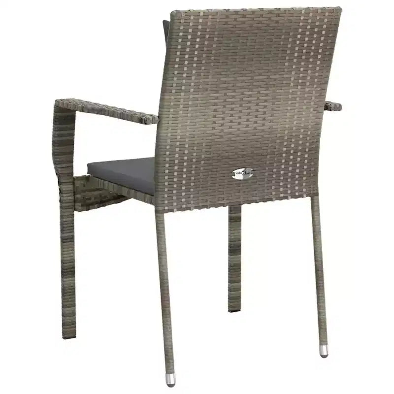 vidaXL Set 2 Sedie da Giardino con Cuscini - Polyrattan - Vari Colori