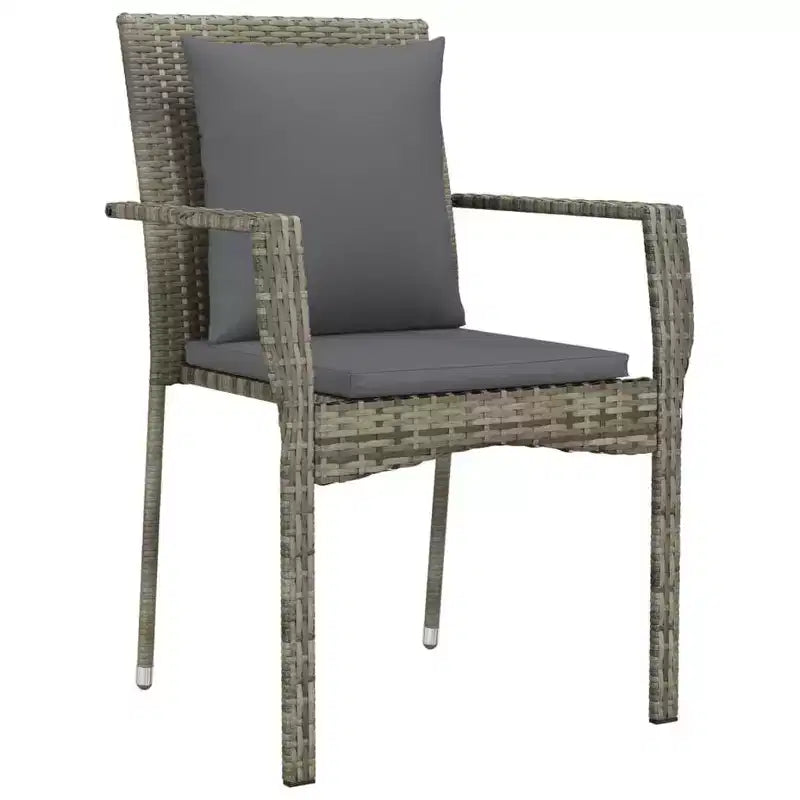 vidaXL Set 2 Sedie da Giardino con Cuscini - Polyrattan - Vari Colori