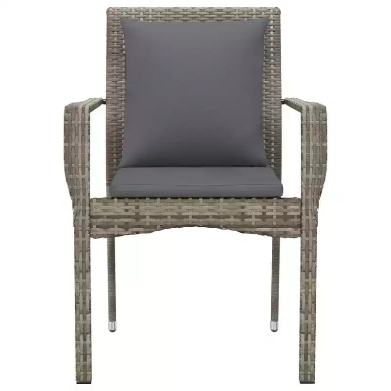 vidaXL Set 2 Sedie da Giardino con Cuscini - Polyrattan - Vari Colori