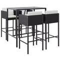 vidaXL Patio Bar Set with Cushions in,,