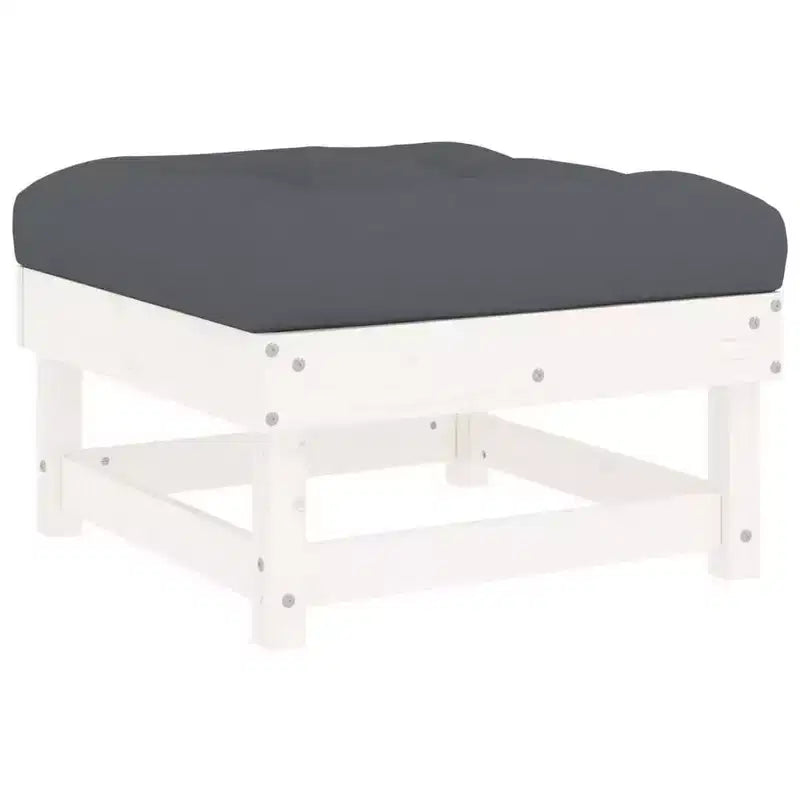 vidaXL Set divani da esterno con cuscini - Legno massello rustico
