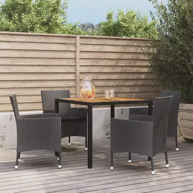 vidaXL Set da pranzo da giardino Set di 8 pezzi