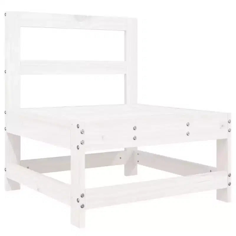 Set divano modulare da giardino vidaXL con struttura in legno massello