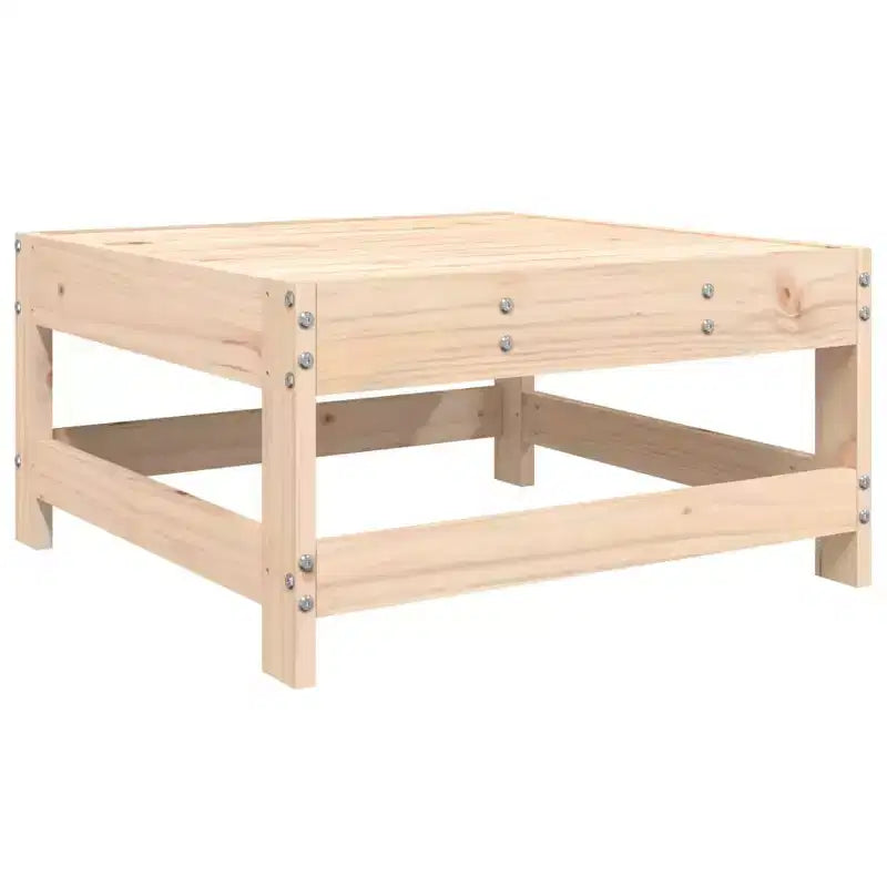 Set divano modulare da giardino vidaXL con struttura in legno massello