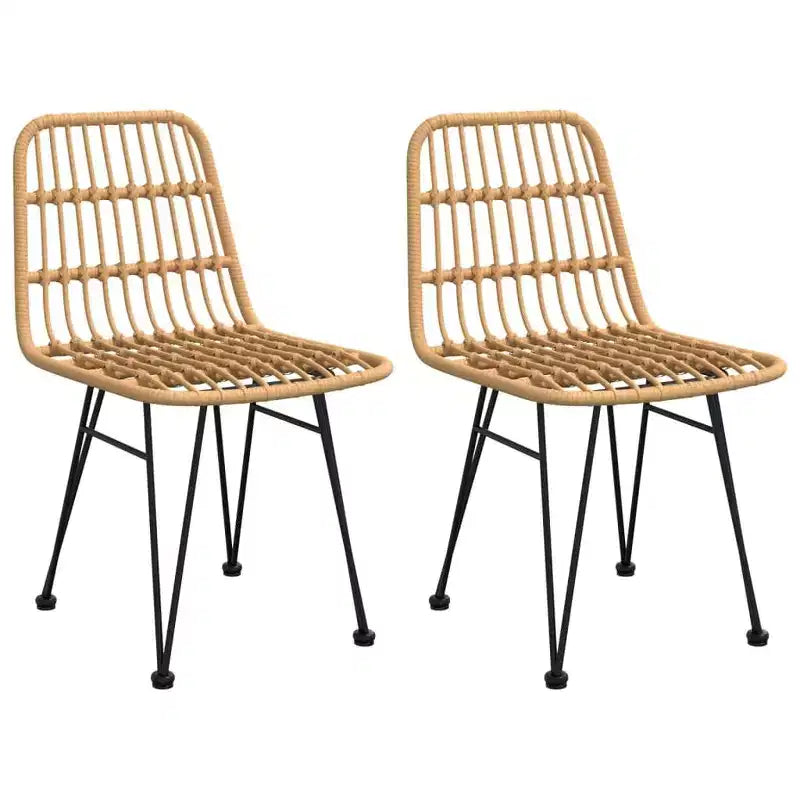 vidaXL Set da pranzo da giardino - Design in polyrattan