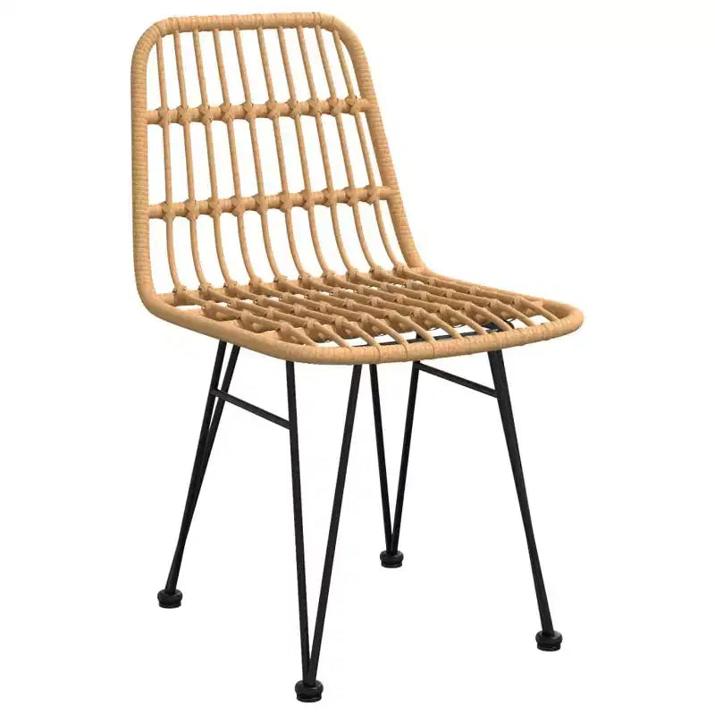 vidaXL Set da pranzo da giardino - Design in polyrattan