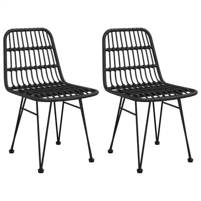 vidaXL Set da pranzo da giardino - Design in polyrattan