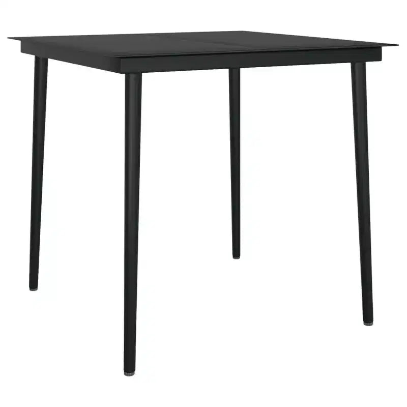 vidaXL Set da pranzo da giardino Tavolo in rattan PE di medie dimensioni Resistente