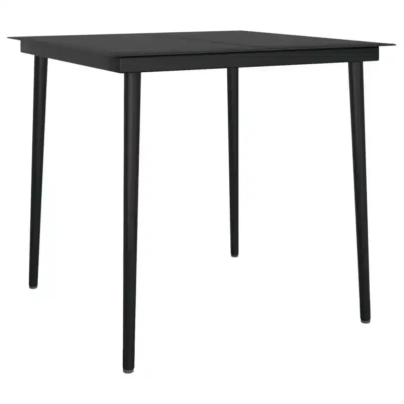 vidaXL Set da pranzo da giardino Tavolo in rattan PE di medie dimensioni Resistente