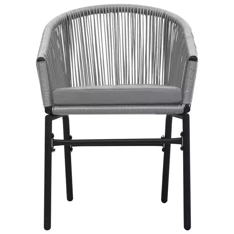 vidaXL Set da pranzo da giardino per esterni Tavolo e sedie per giardino