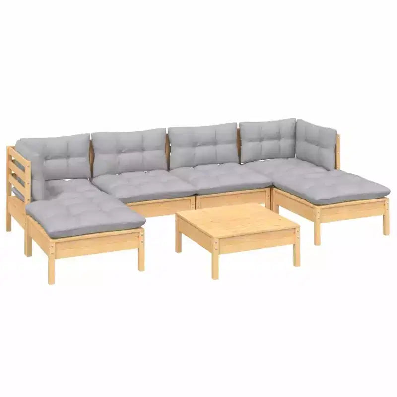 vidaXL Set Lounge da Giardino in Diversi Colori con Cuscini