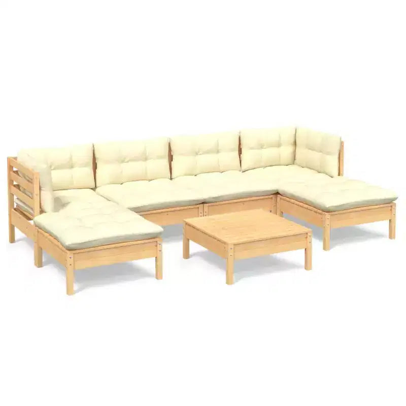 vidaXL Set Lounge da Giardino in Diversi Colori con Cuscini