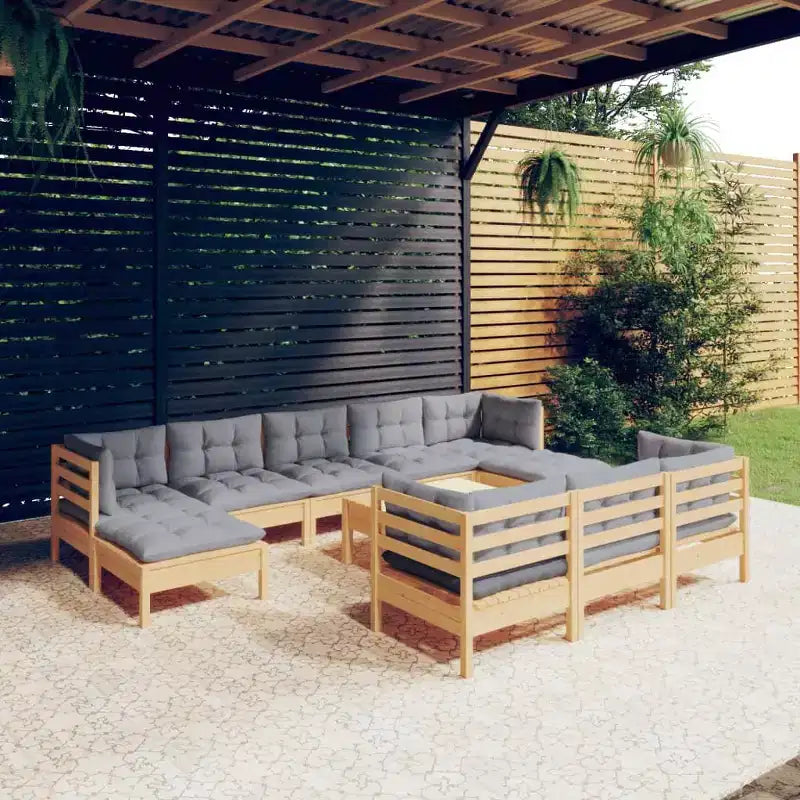 vidaXL Set da Giardino per Esterni con Cuscini in Diversi Colori
