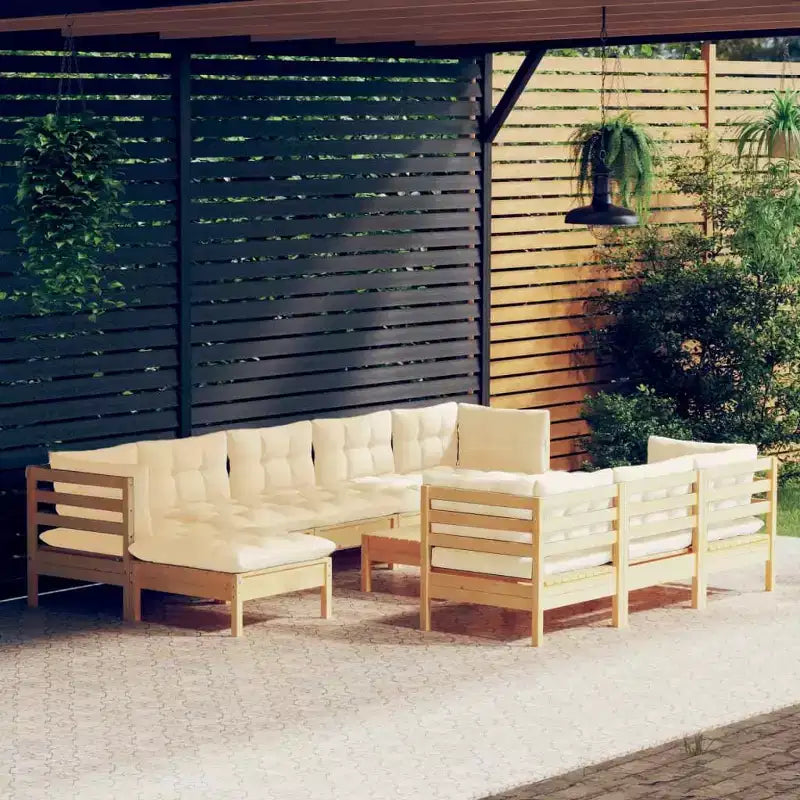 vidaXL Set da Giardino per Esterni con Cuscini in Diversi Colori