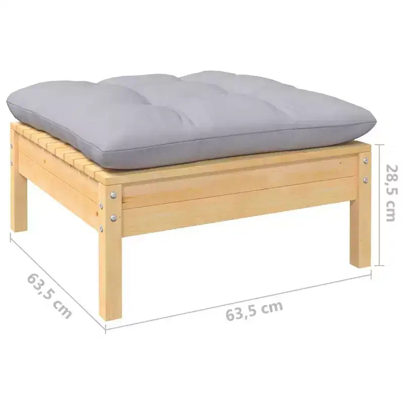 Set Divani da Giardino vidaXL con Cuscini in Vari Colori