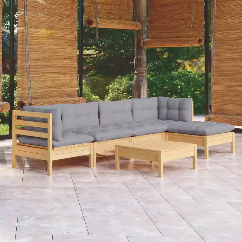 vidaXL Salotto da Giardino con Cuscini in Vari Colori