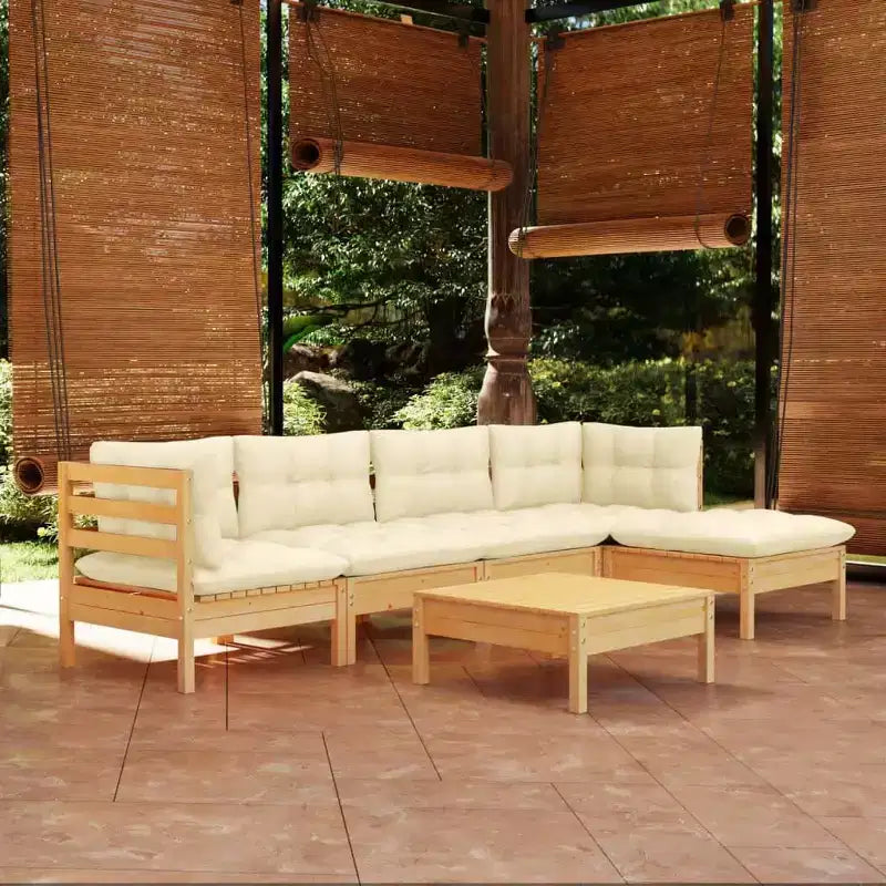 vidaXL Salotto da Giardino con Cuscini in Vari Colori