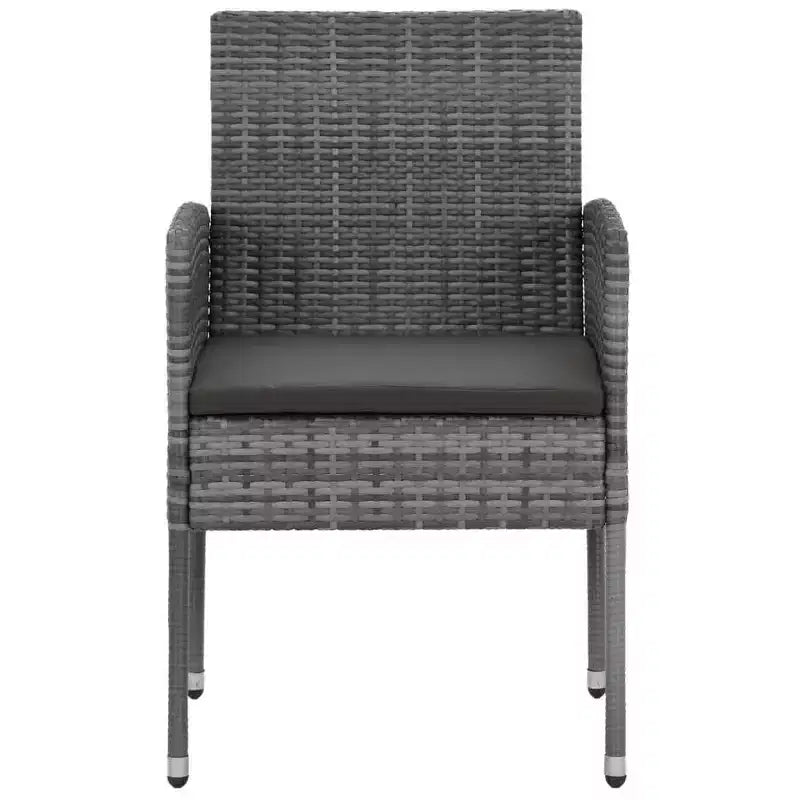 vidaXL Divano Sezionale da Esterno con Cuscini in Polyrattan