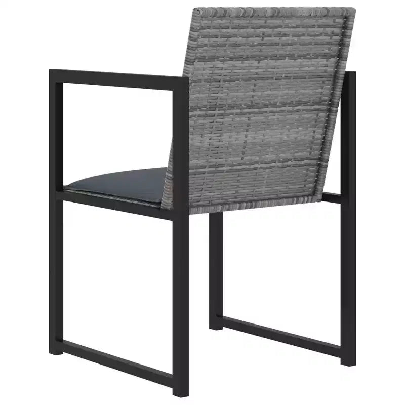 vidaXL Set da pranzo da esterno Tavolo e sedie per esterni Set di mobili in polyrattan