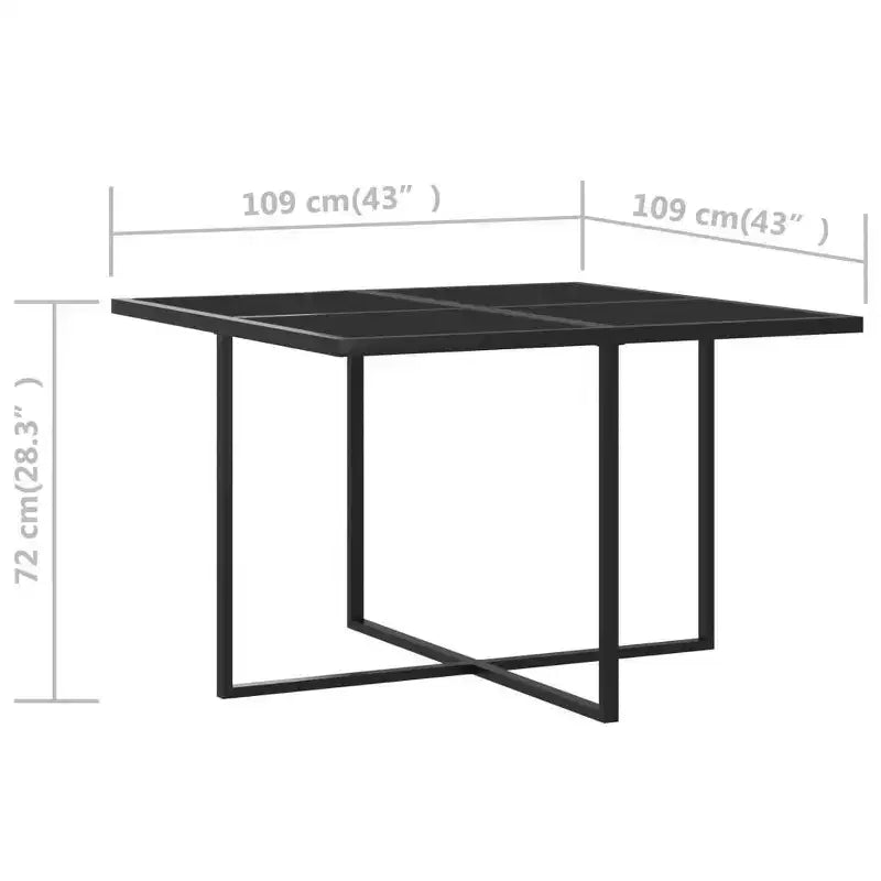 vidaXL Set da pranzo da esterno Tavolo e sedie per esterni Set di mobili in polyrattan