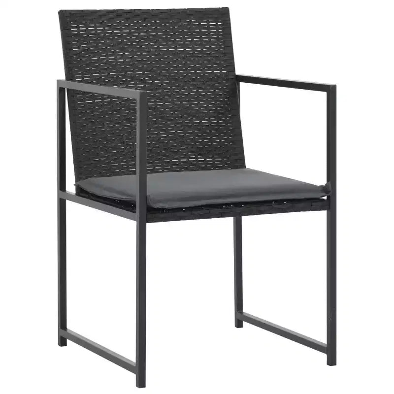 vidaXL Set da pranzo da esterno Tavolo e sedie per esterni Set di mobili in polyrattan